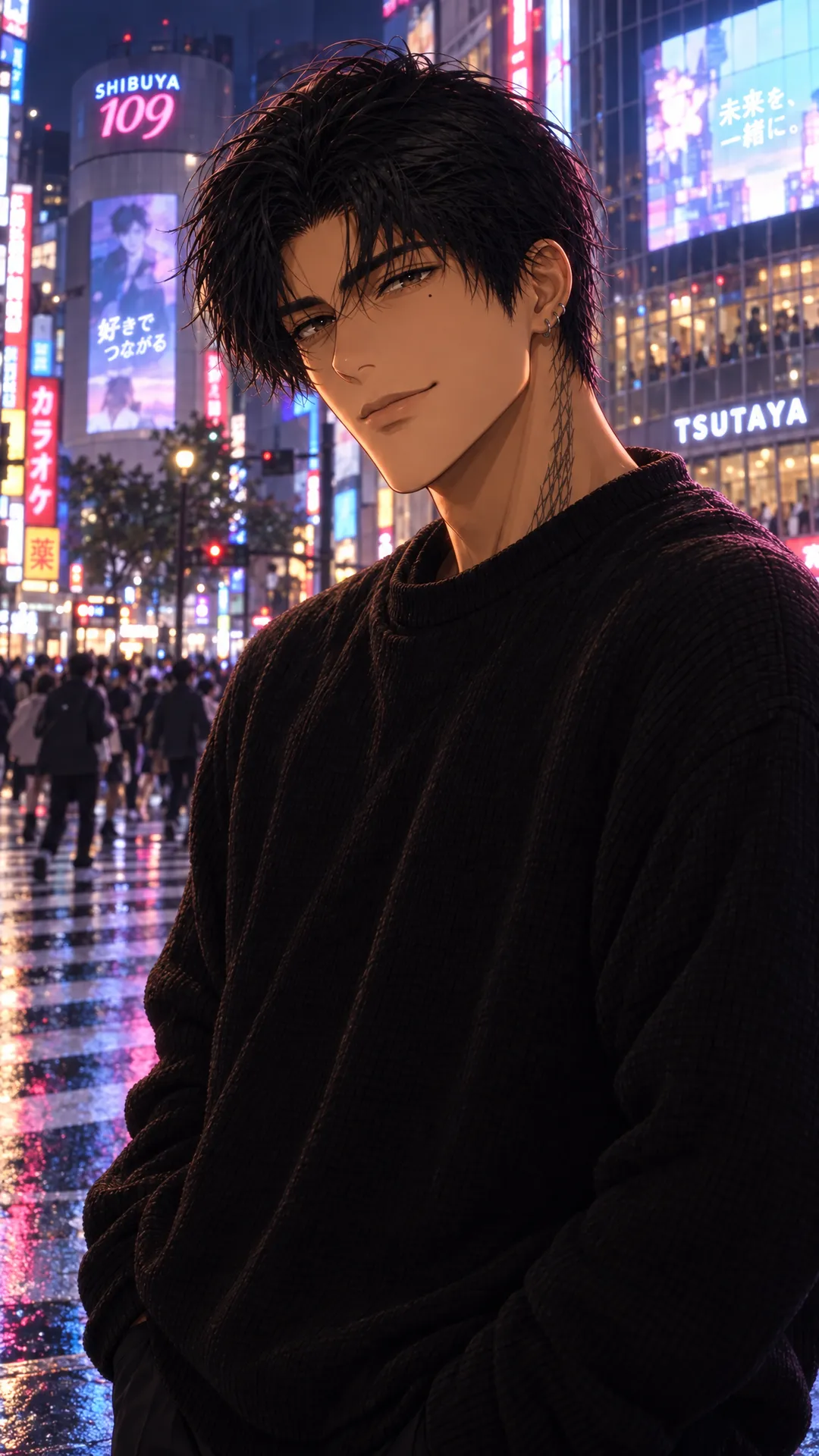 Kai, in Shibuya Crossing